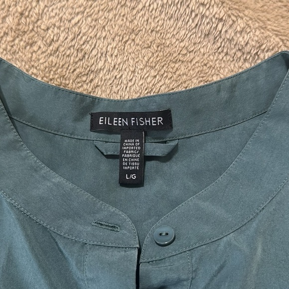 Eileen Fisher Sleevess Button-Up Dress - Picture 8 of 11